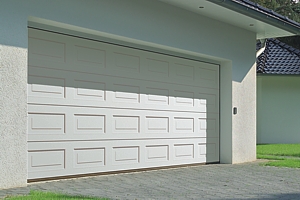 M panel double in white woodgrain